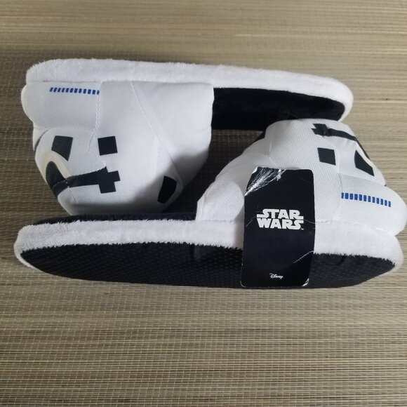 Bioworld Star Wars Storm Trooper Slipper Slip On Soft Slide Age 14 To Adult - Picture 1 of 9